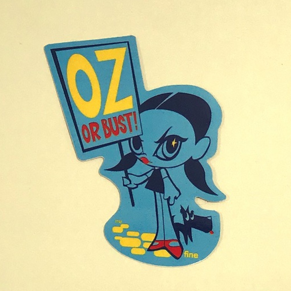 Wicked Wizard of Oz Dorothy & Toto Sticker